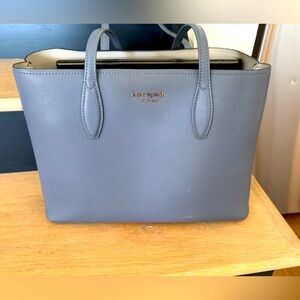 Dusty blue Kate Spade bag 11.5x 15.5